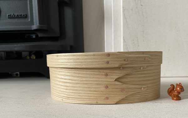 Ash Shaker Oval wooden Box size 2