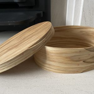 Ash Shaker Oval wooden Box size 3