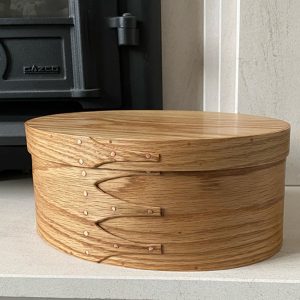Oak Shaker Oval Wooden Box size 5