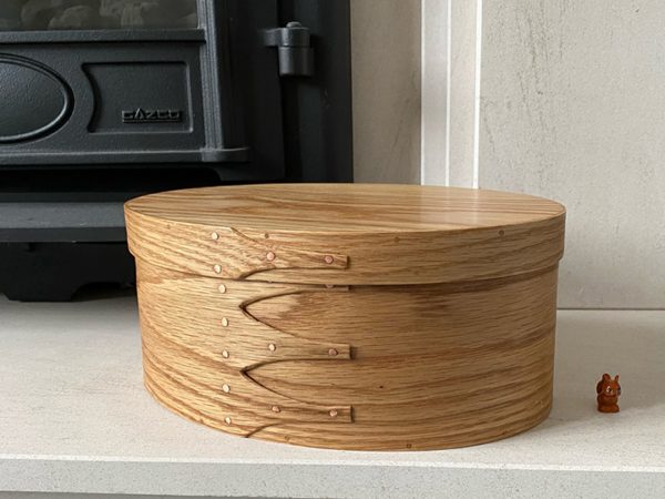 Oak Shaker Oval Wooden Box size 5