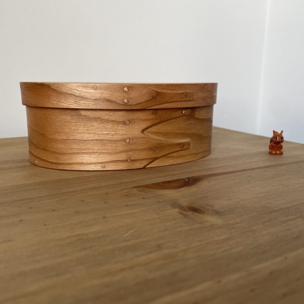 Cherry Shaker Oval Wooden Box size 2