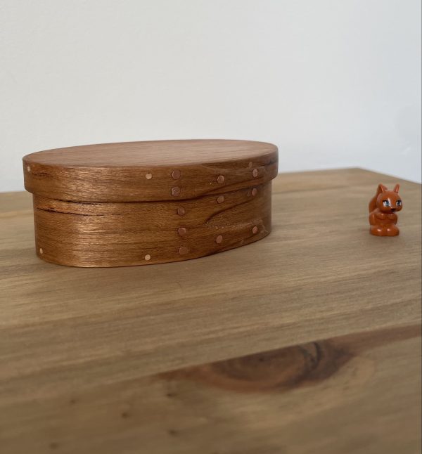 Cherry Shaker Oval Wooden Box size 0