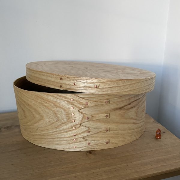 Ash Shaker Oval Wooden Box size 6
