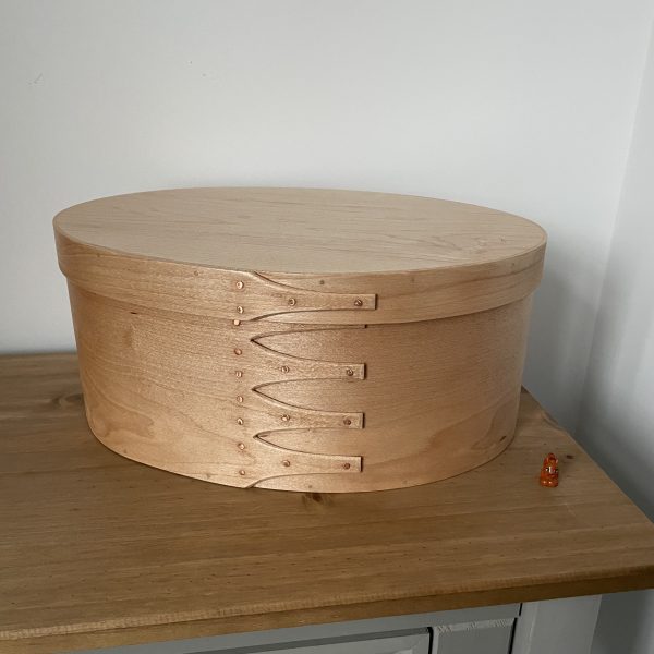 Maple Shaker Oval Wooden Box size 7
